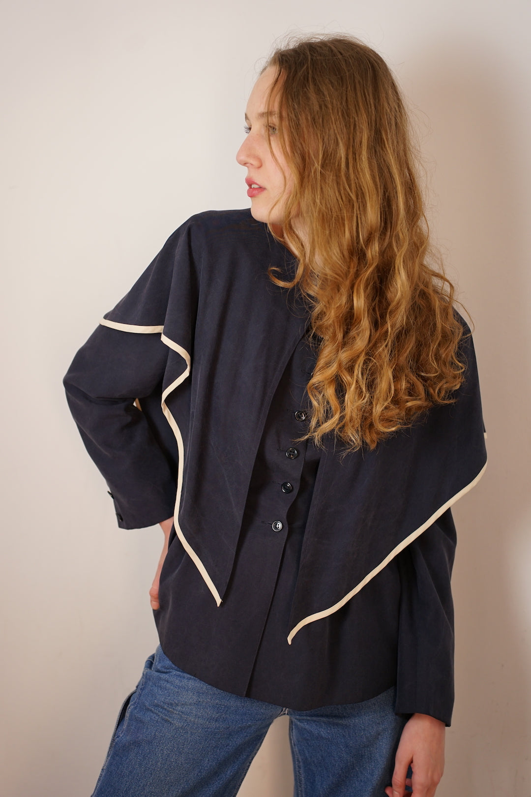 Big collar shirt