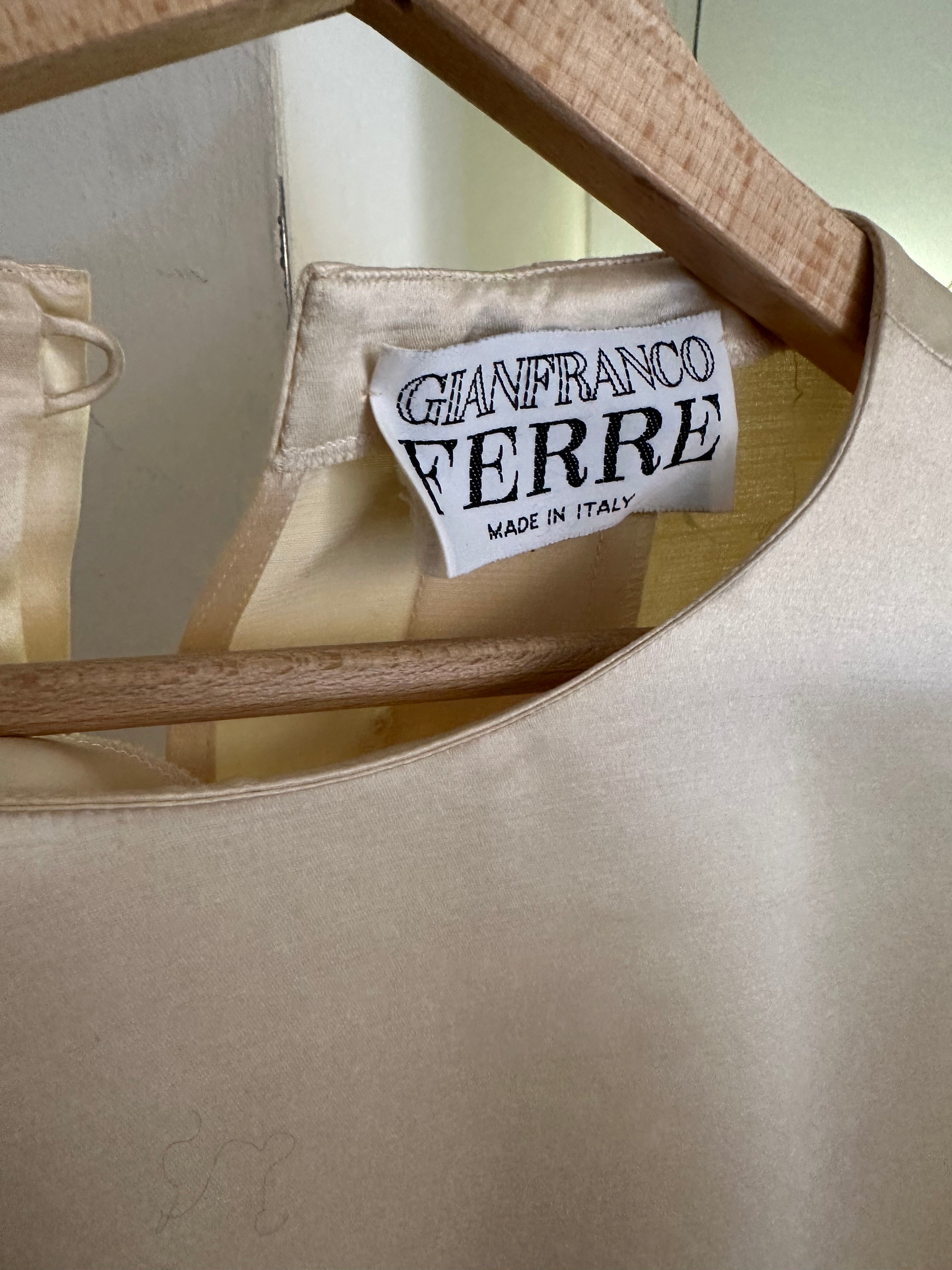 Gianfranco Ferrè vintage satin dress