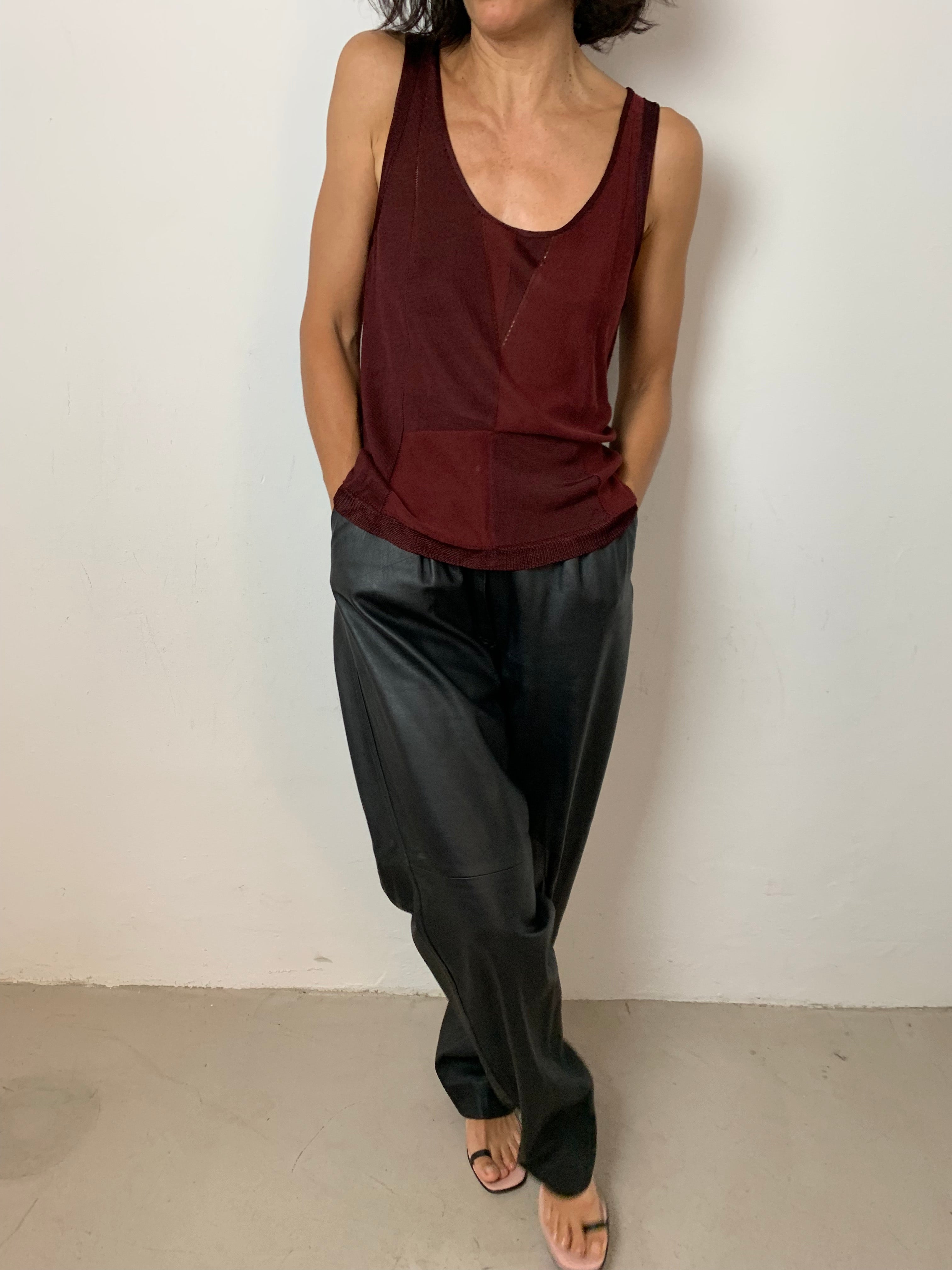 Yves Saint Laurent Rive Gauche knitted top