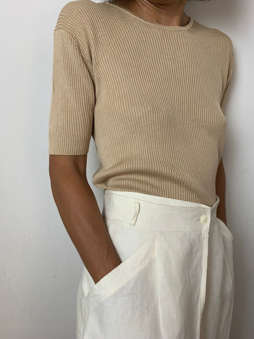Massimo Rebecchi ribbed tee