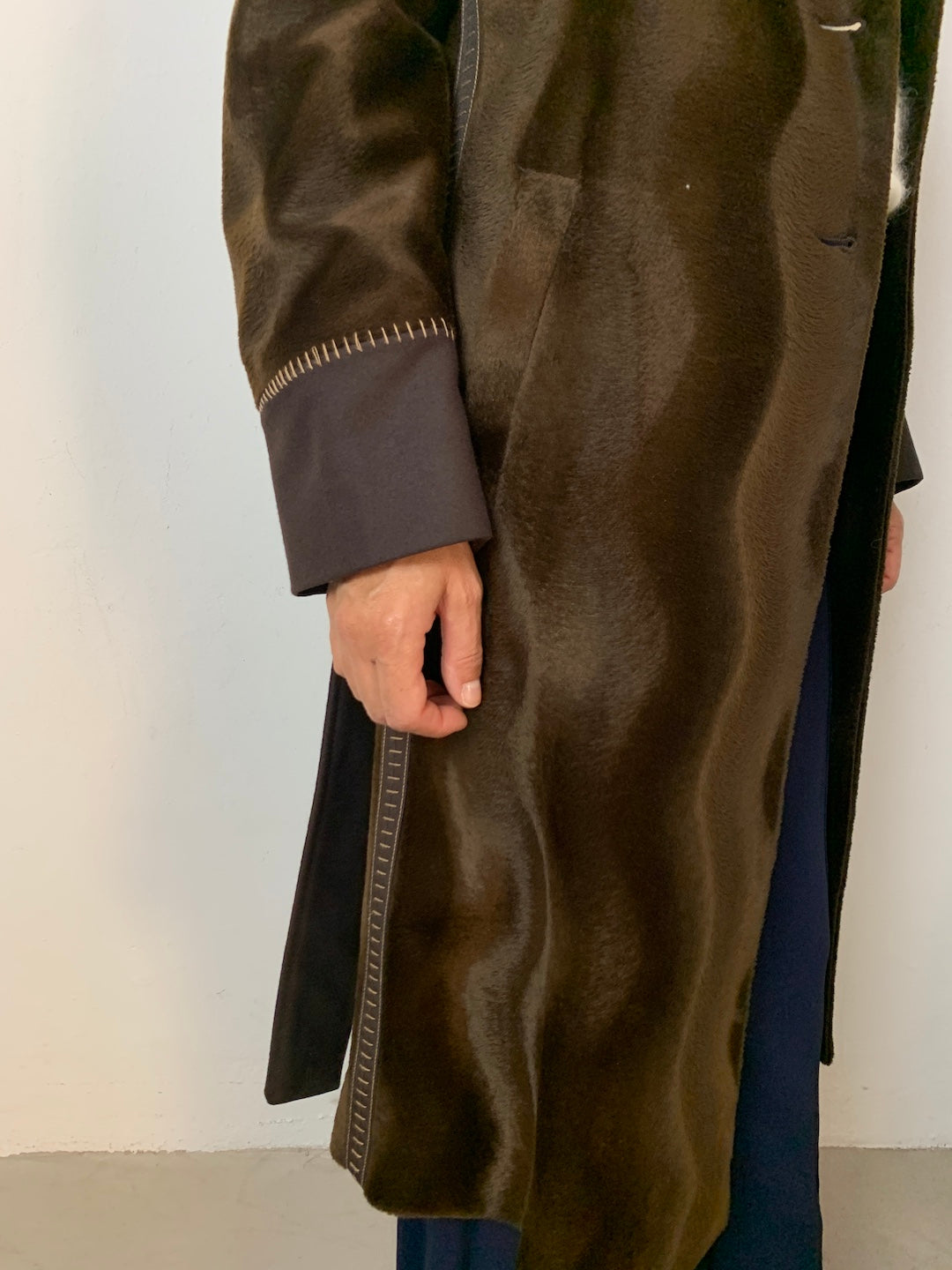 Vintage brown wool coat