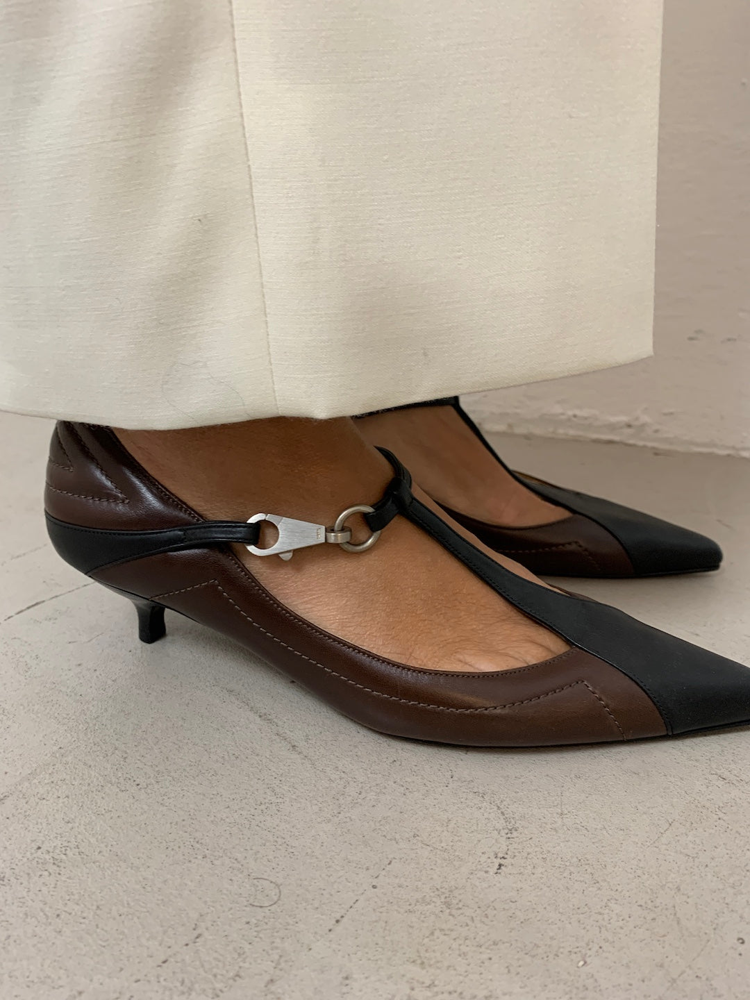 Hermès kitten heel shoes