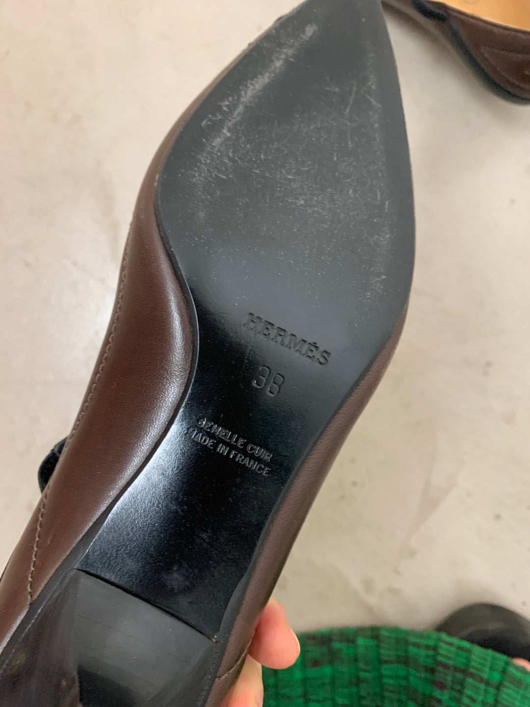 Hermès kitten heel shoes