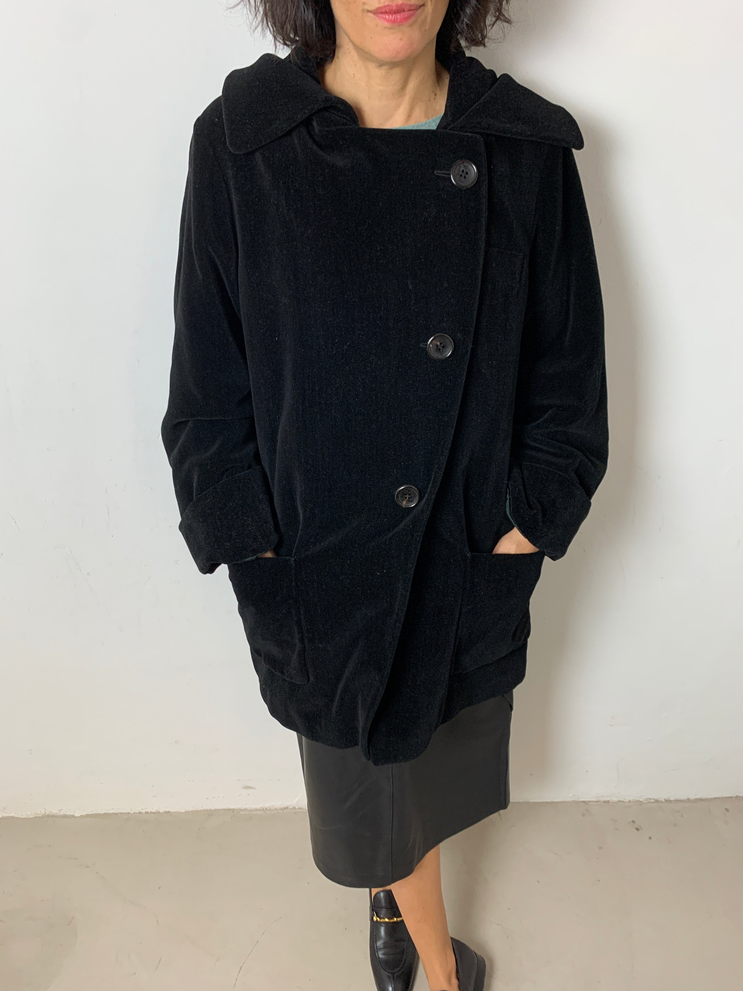Jil Sander velvet coat