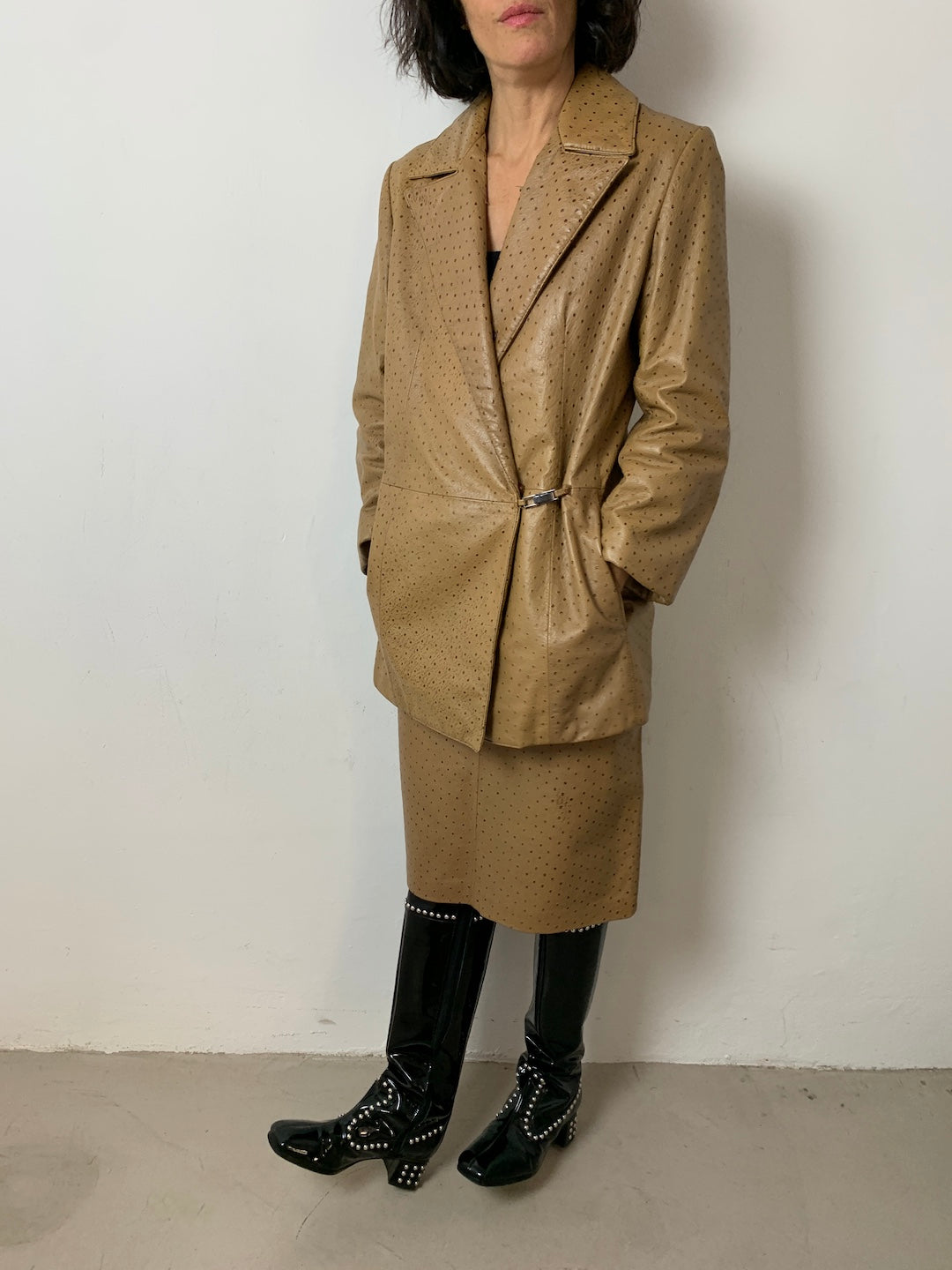 Vintage leather set