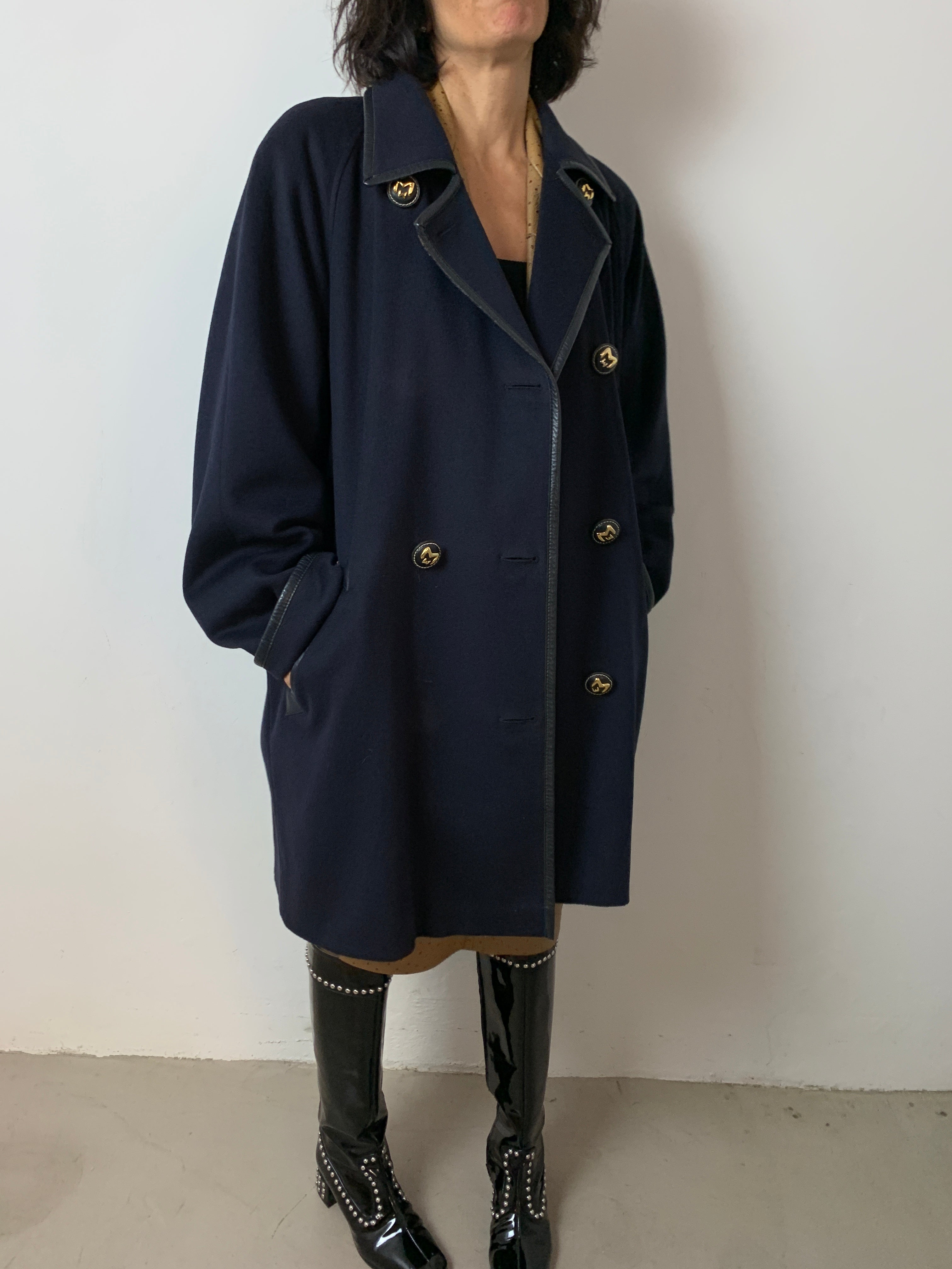 Max mara navy coat