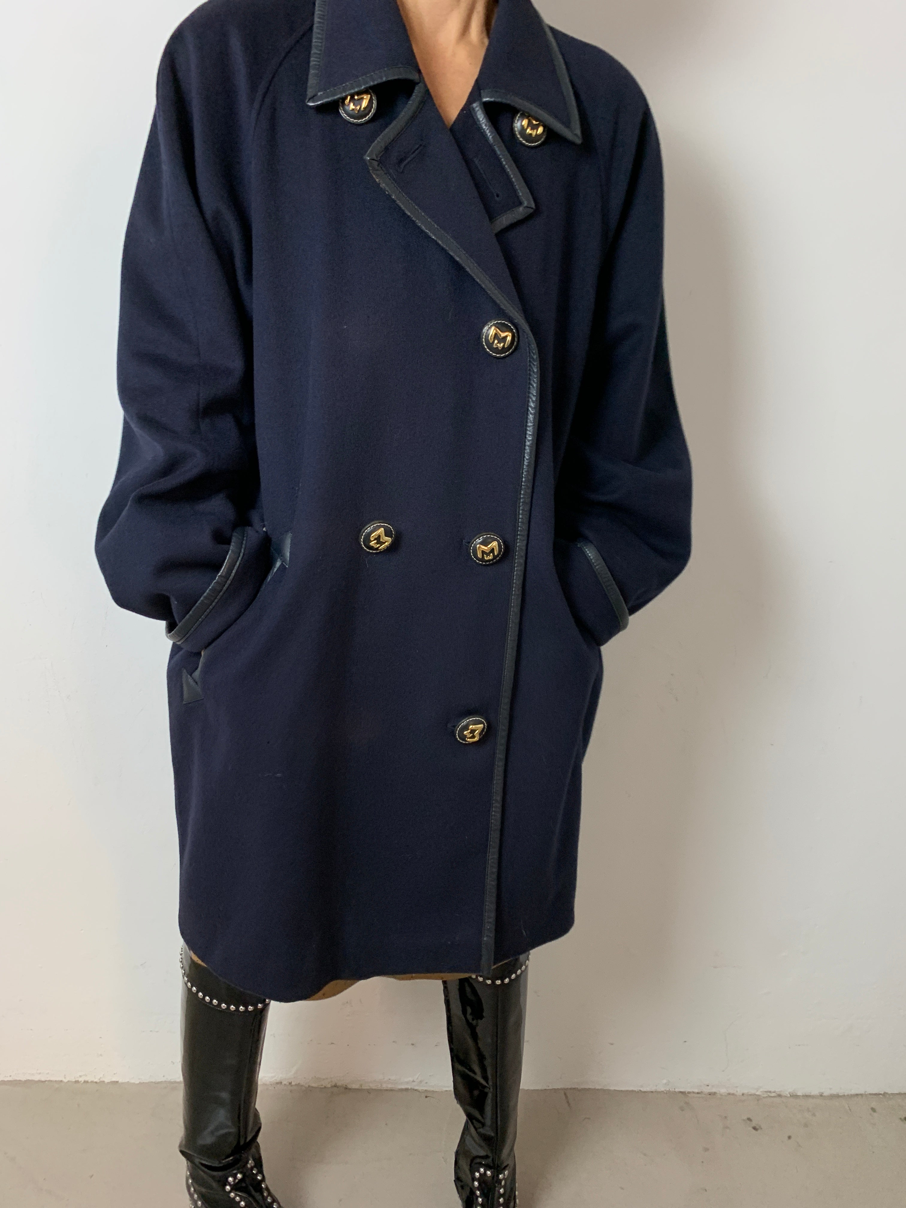 Max mara navy coat