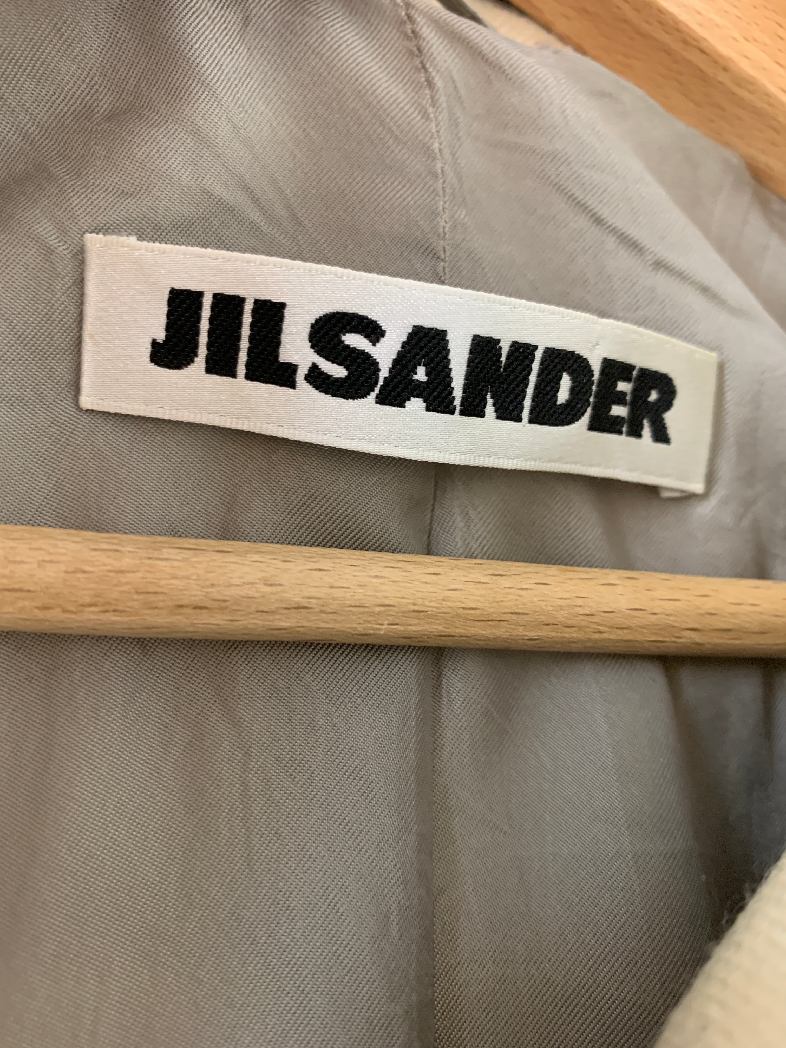 Jil Sander cream coat