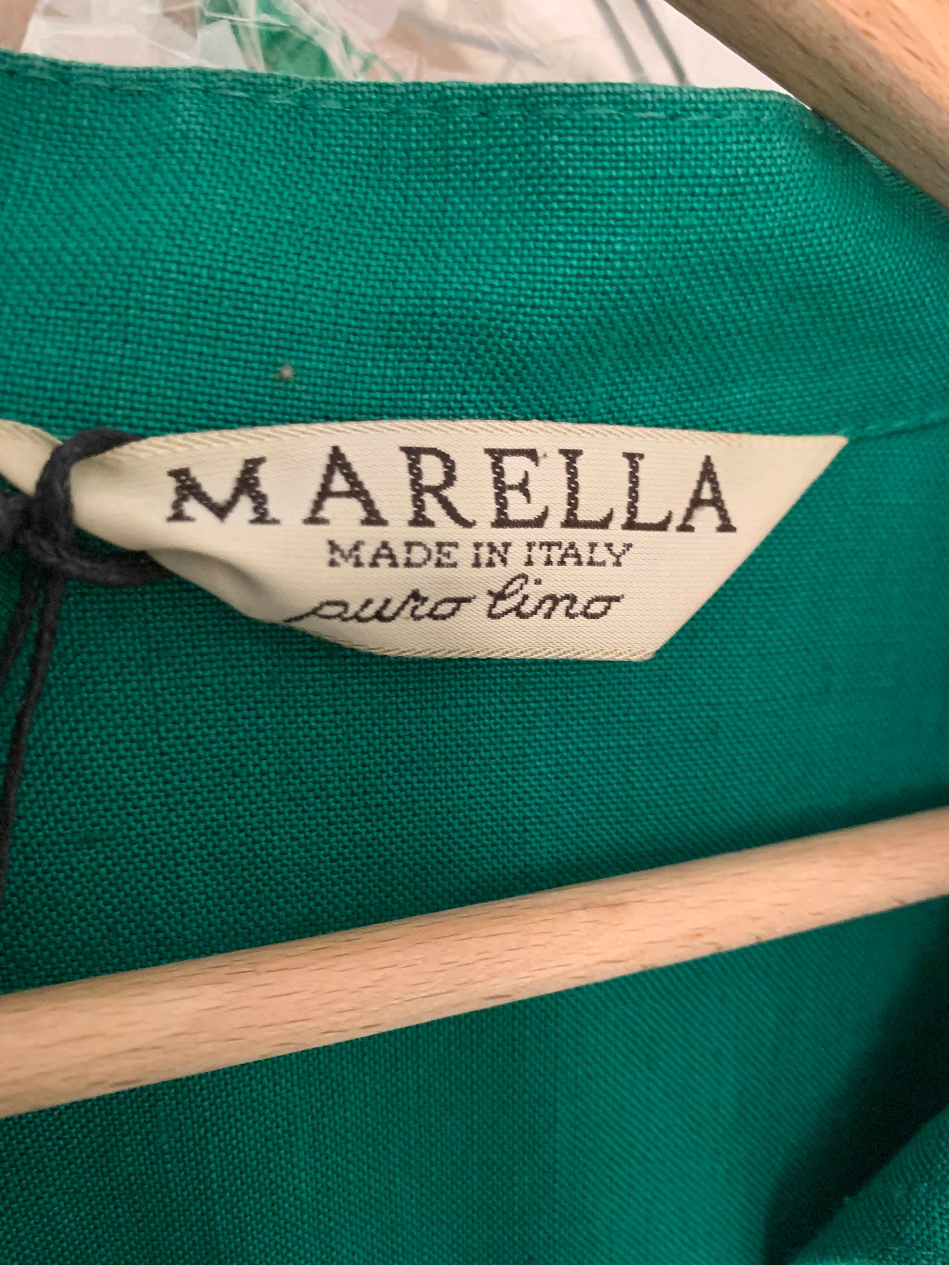 Marella vintage 80s linen jacket