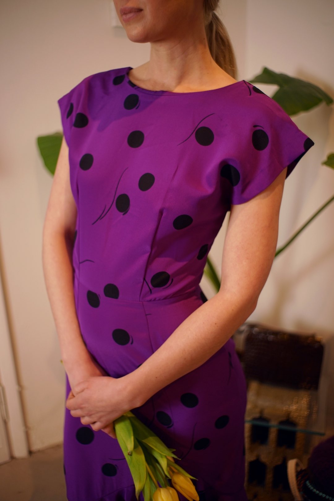 Vintage flamenco vibe printed dress
