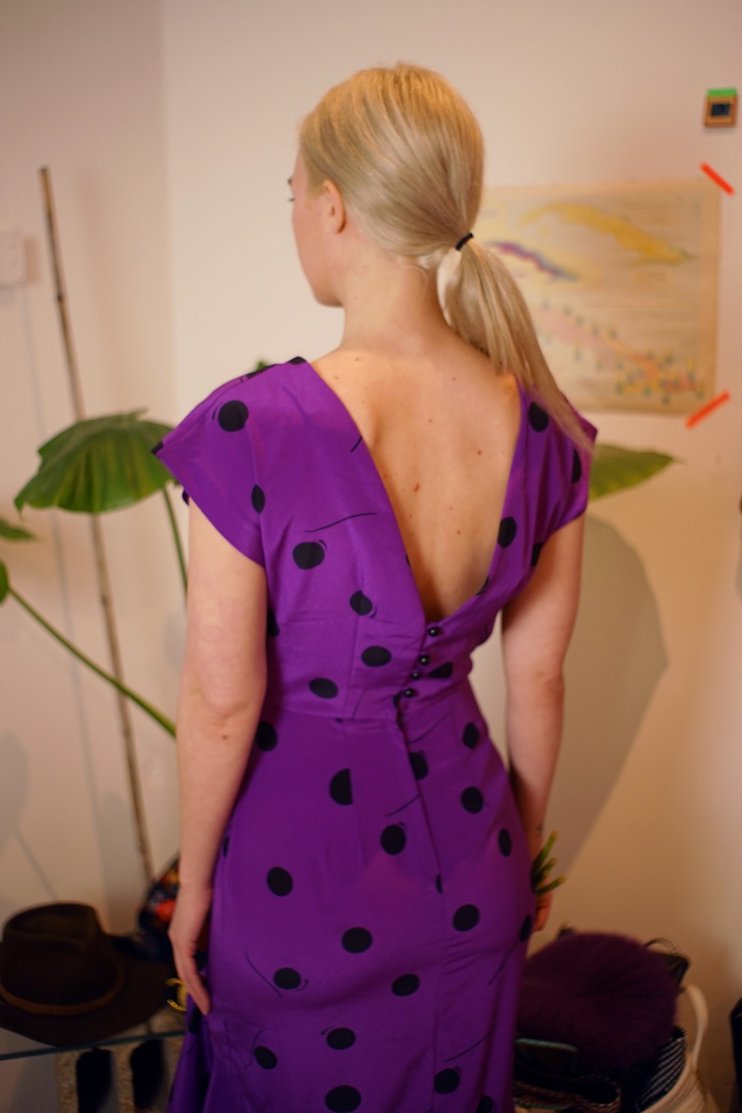 Vintage flamenco vibe printed dress