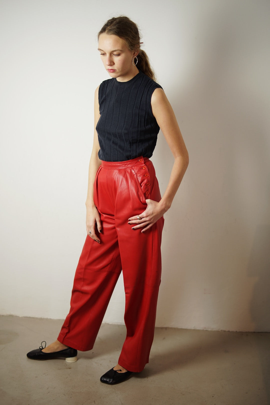 Gianfranco Ferrè leather pant