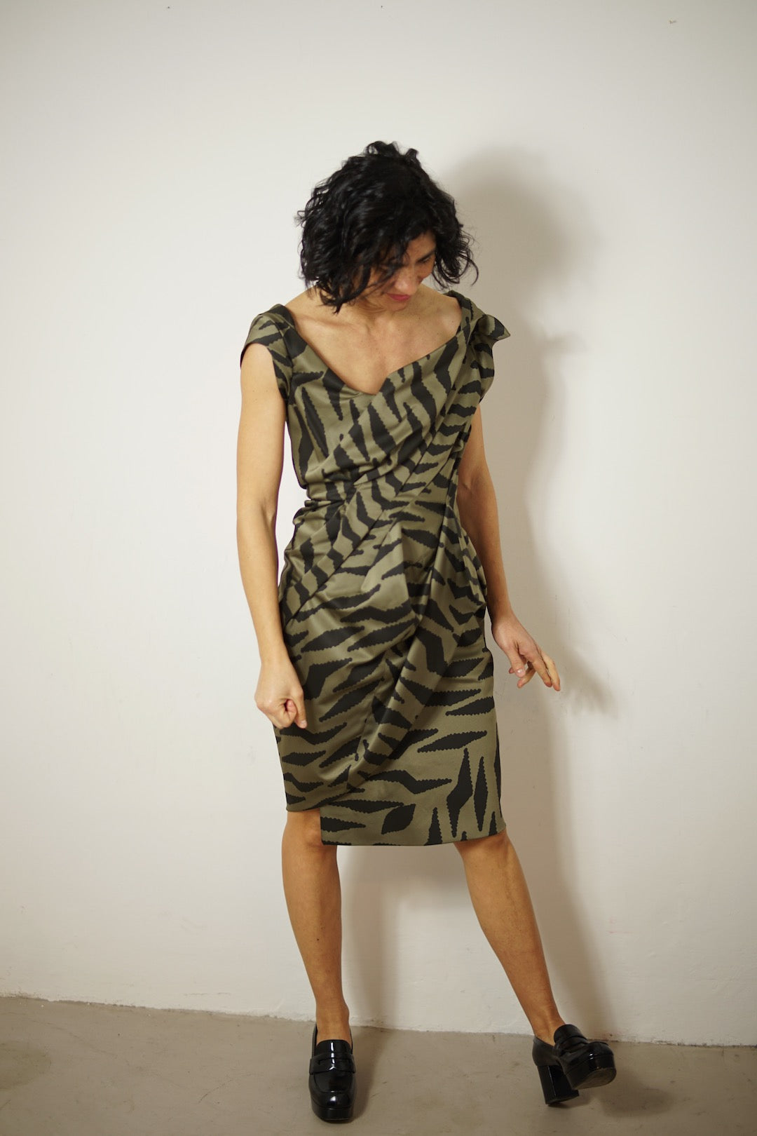 Vivienne Westwood printed corset dress