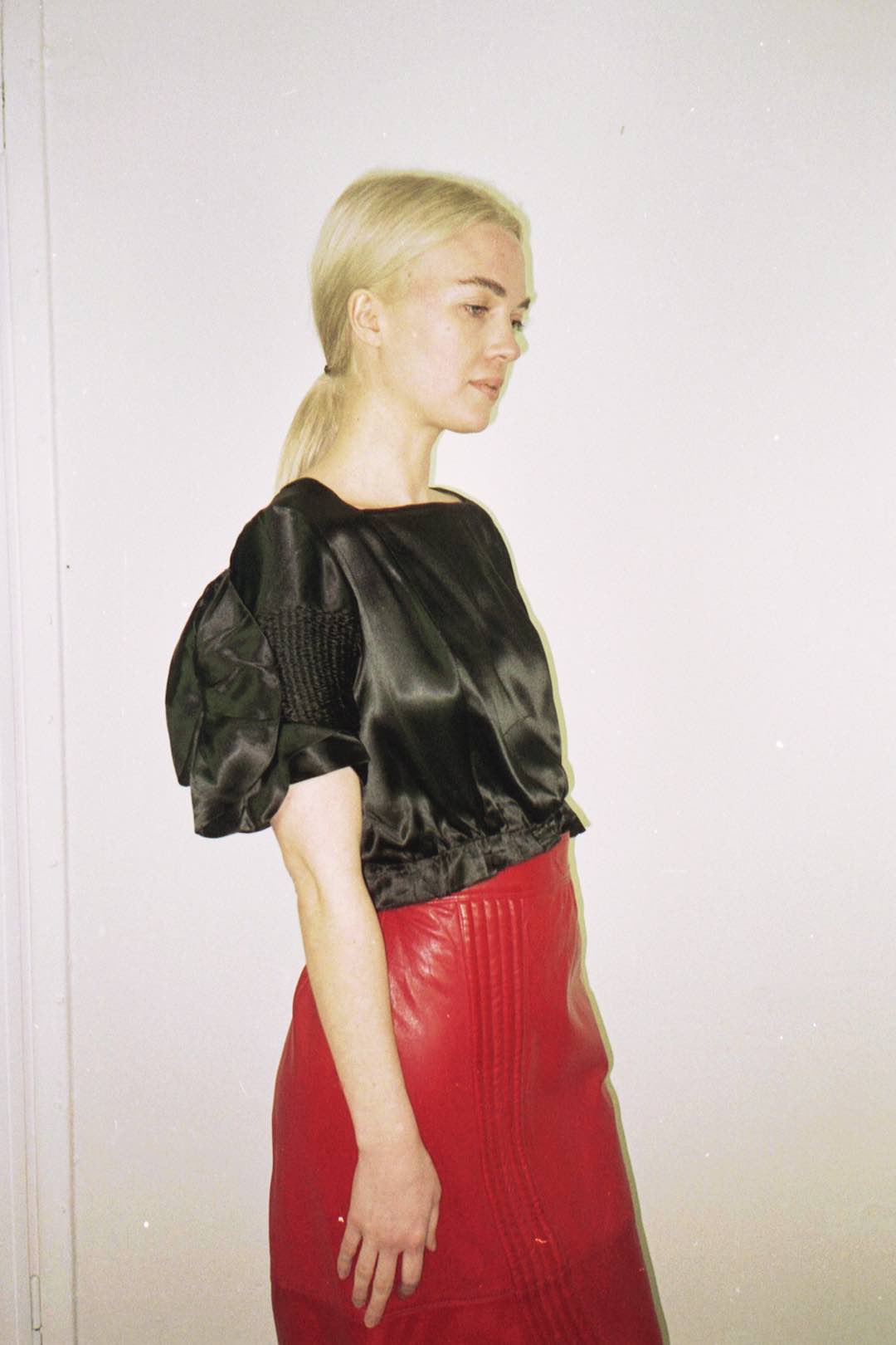 Gianni Versace vintage leather skirt