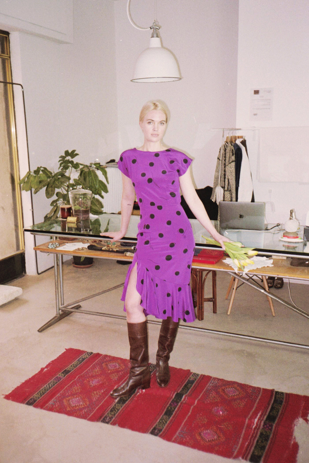 Vintage flamenco vibe printed dress
