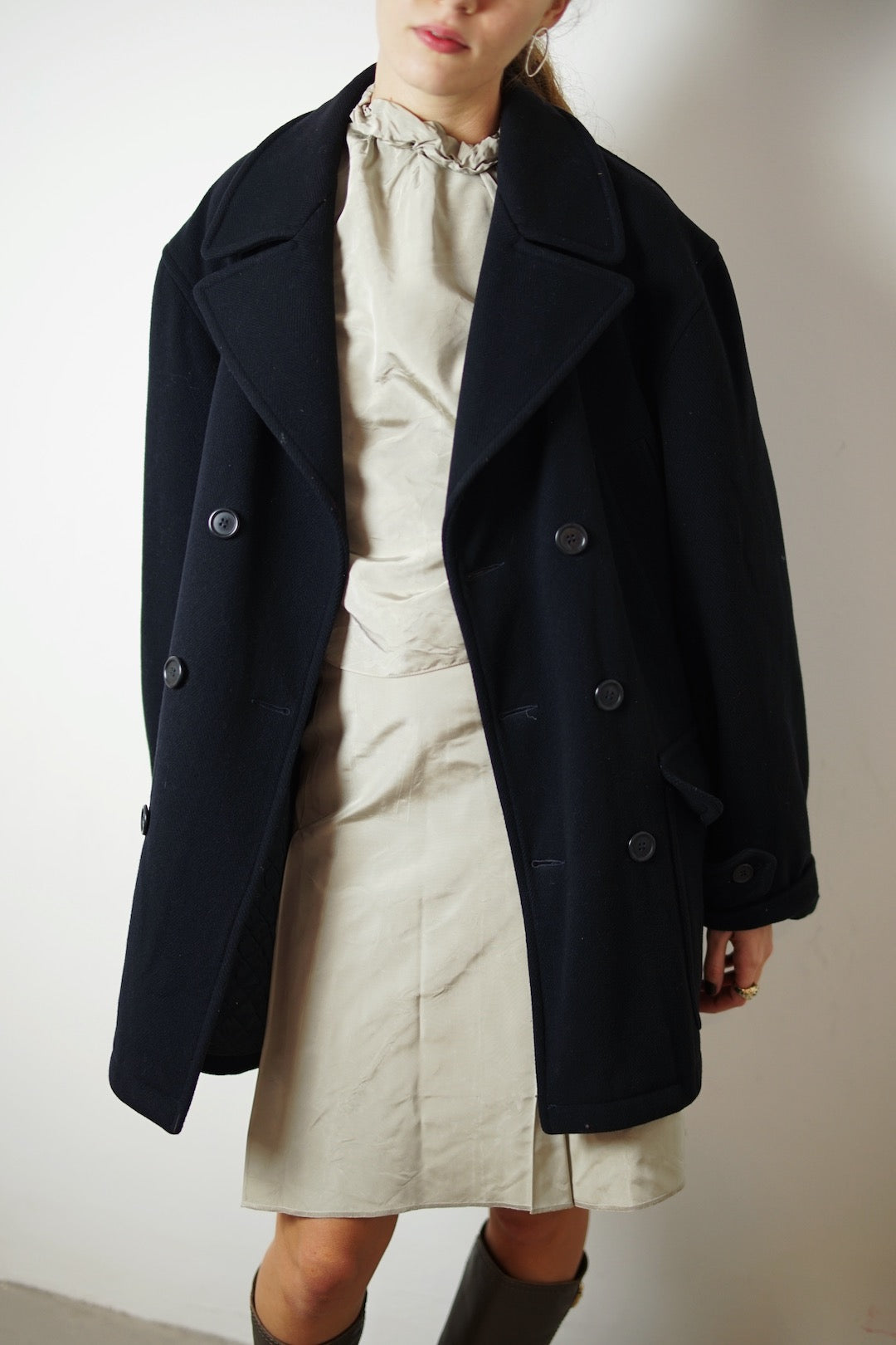 Vintage oversized caban