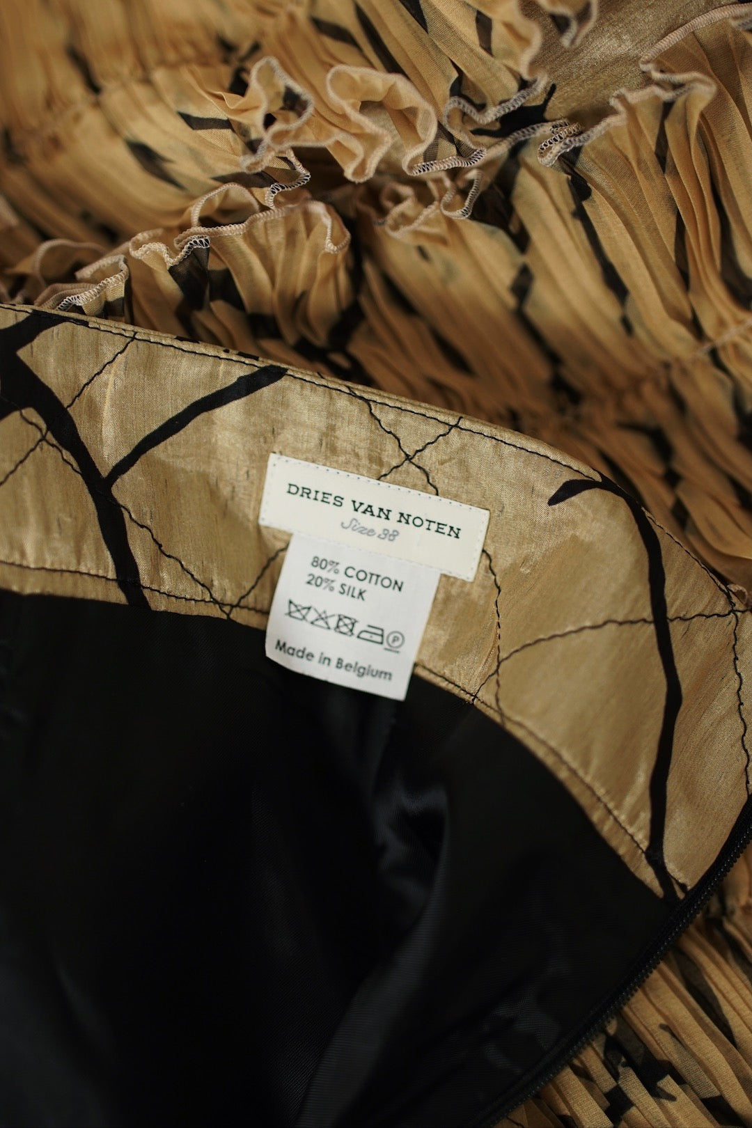 Dries Van Noten ruffles skirt