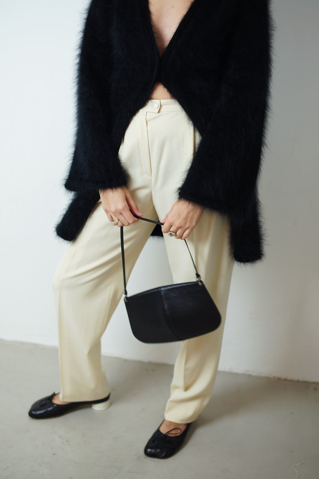 JPG angora cardigan
