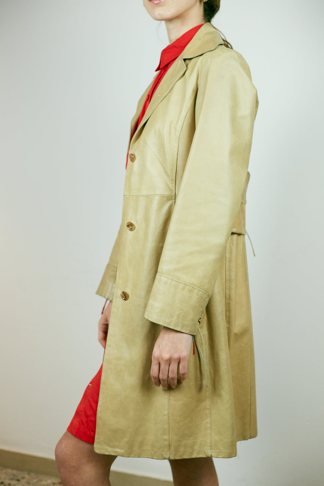 Vintage leather coat