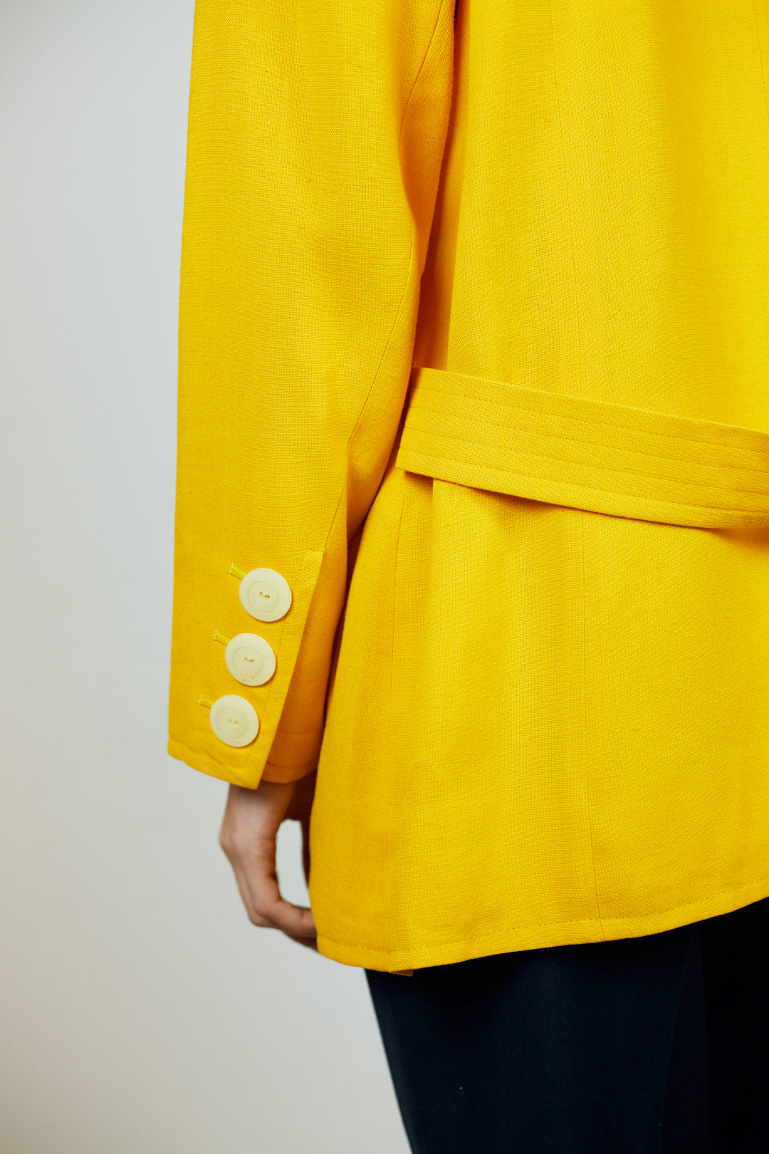 Yves Saint Laurent Rive Gauche sun yellow blazer