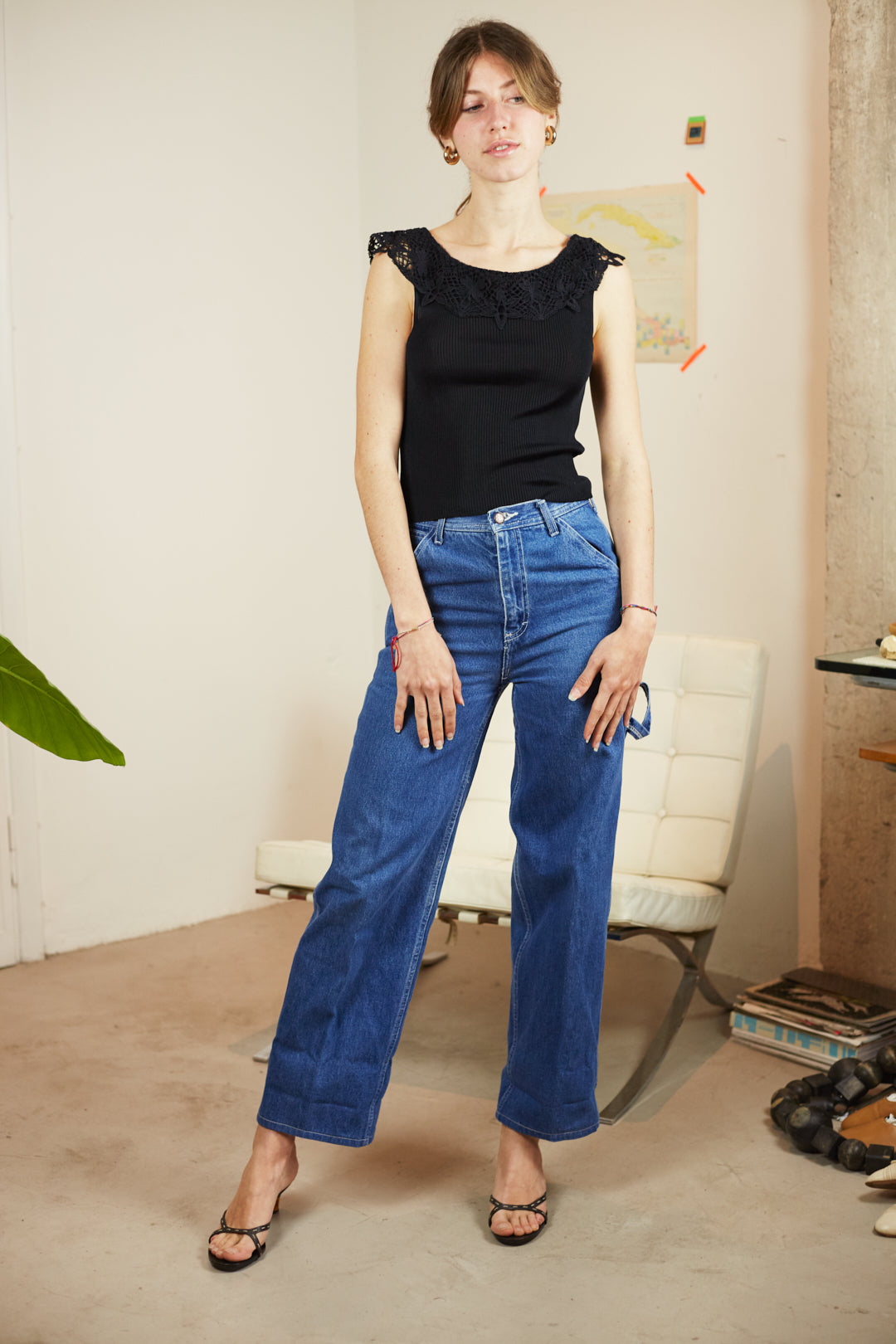 Moschino Couture ribbed top