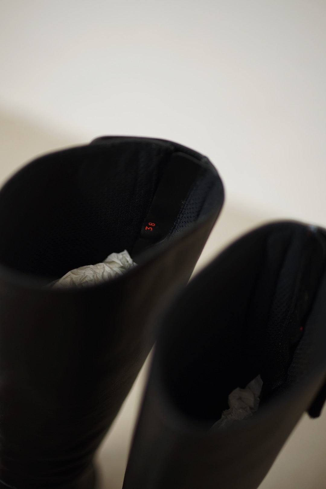 Prada velcro strap boots
