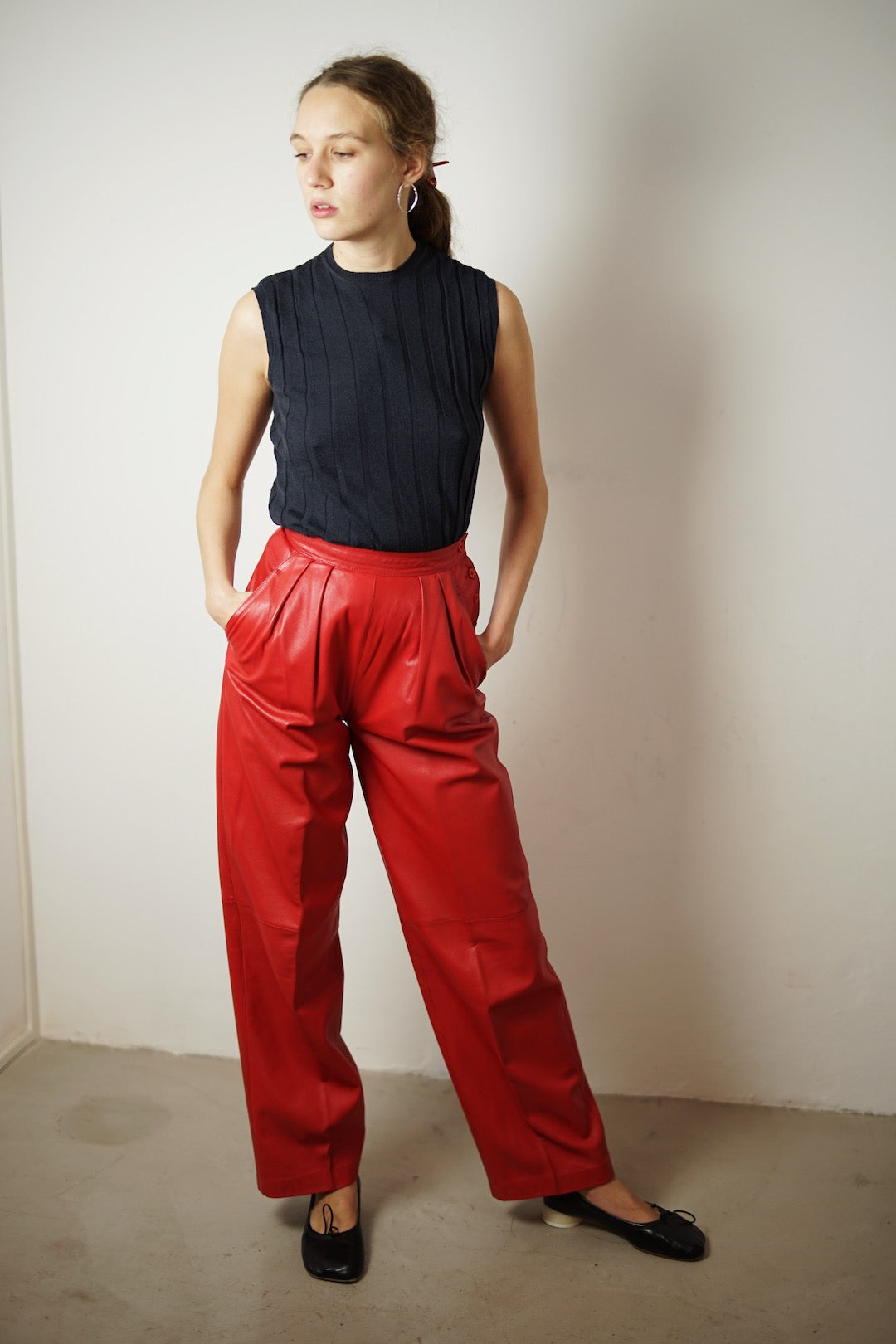 Gianfranco Ferrè leather pant