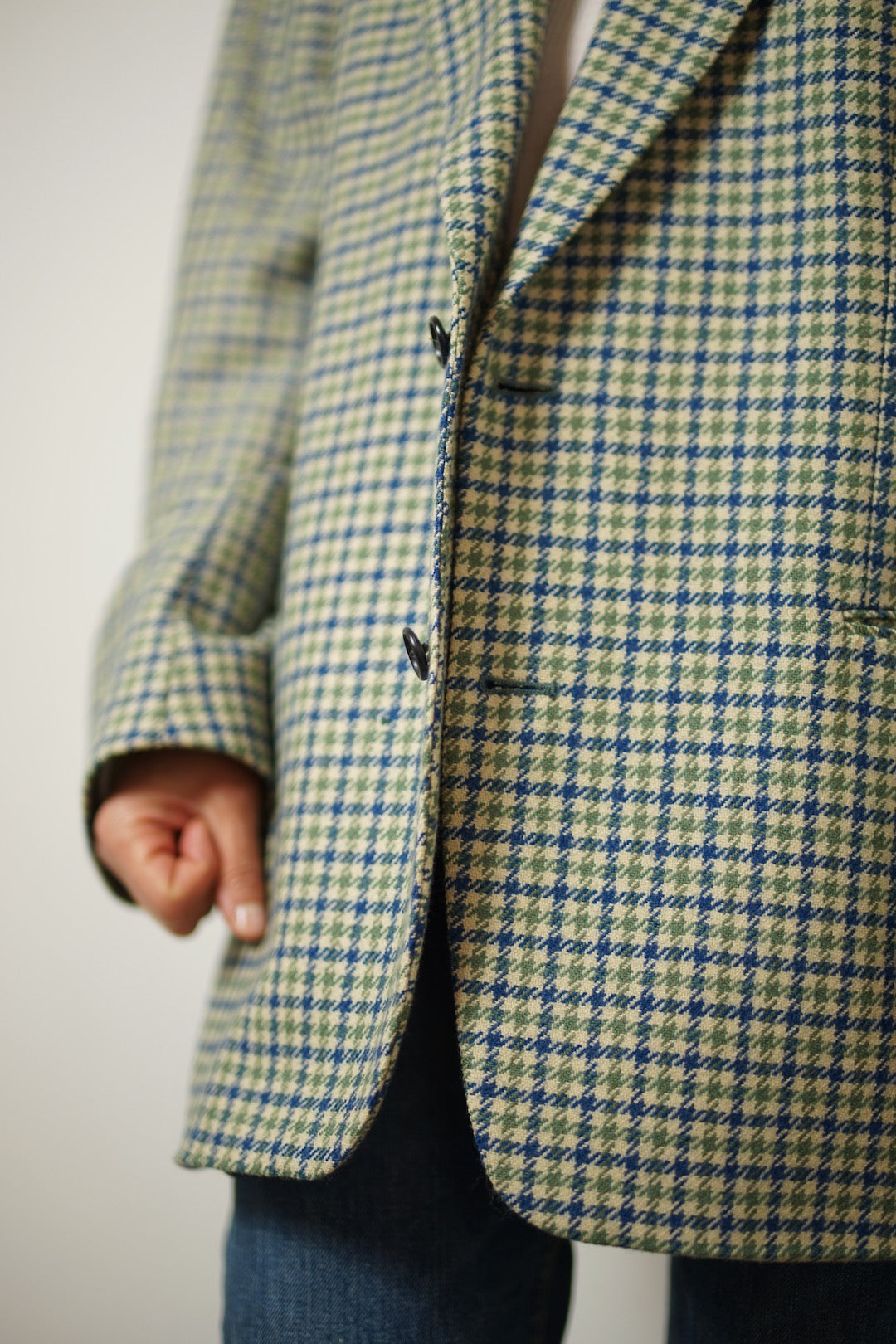 Vintage pied di poule blazer