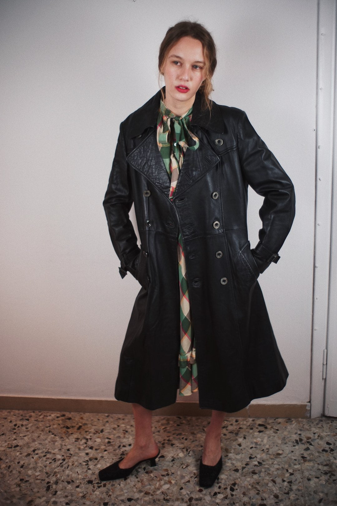 Vintage handmade viscose dress