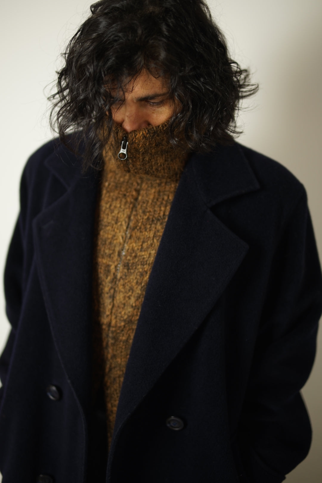 Max Mara navy coat