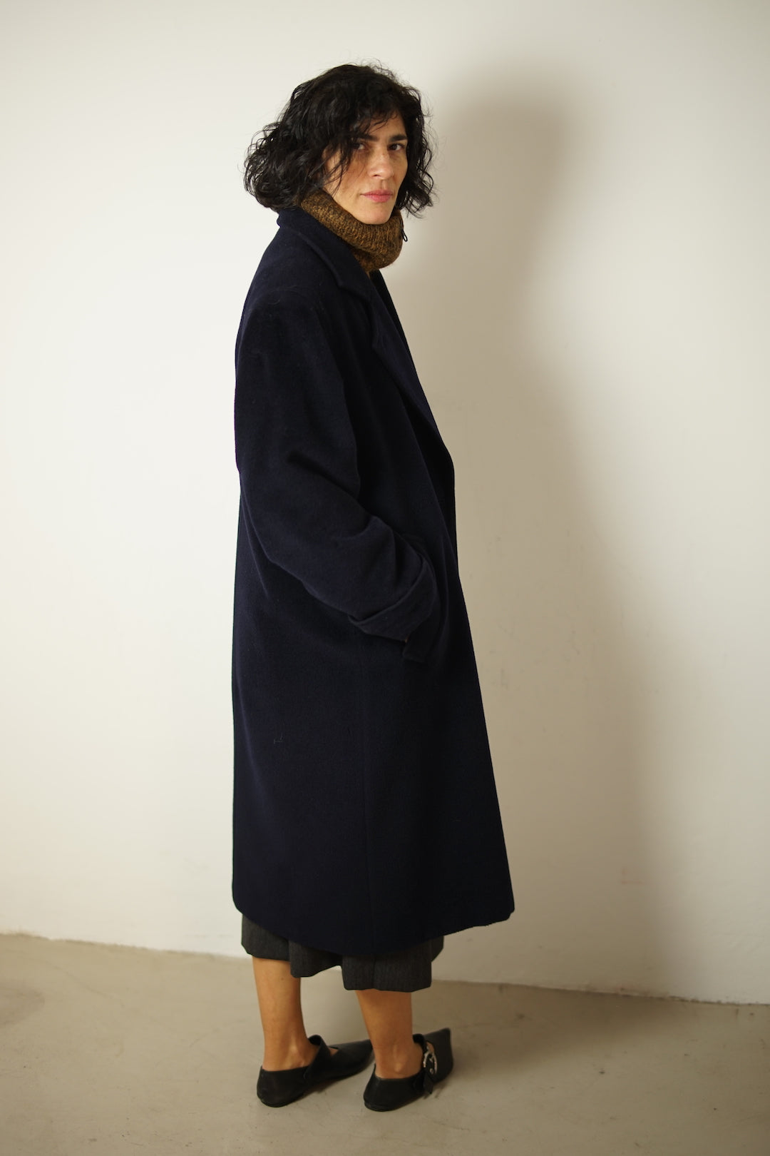 Max Mara navy coat