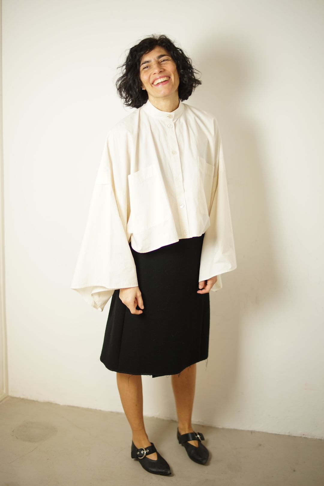 Erika Cavallini over shirt