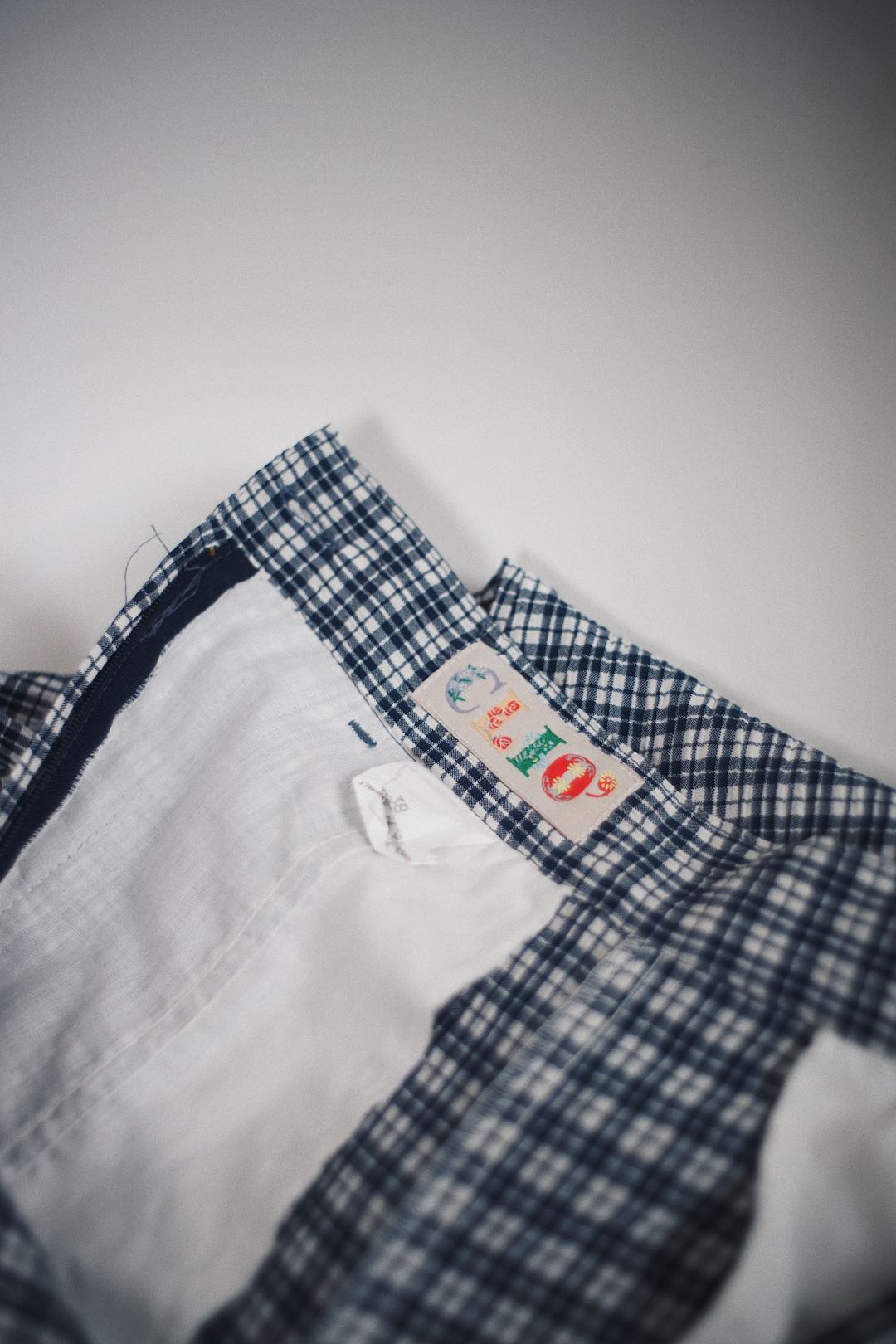 Vintage check set