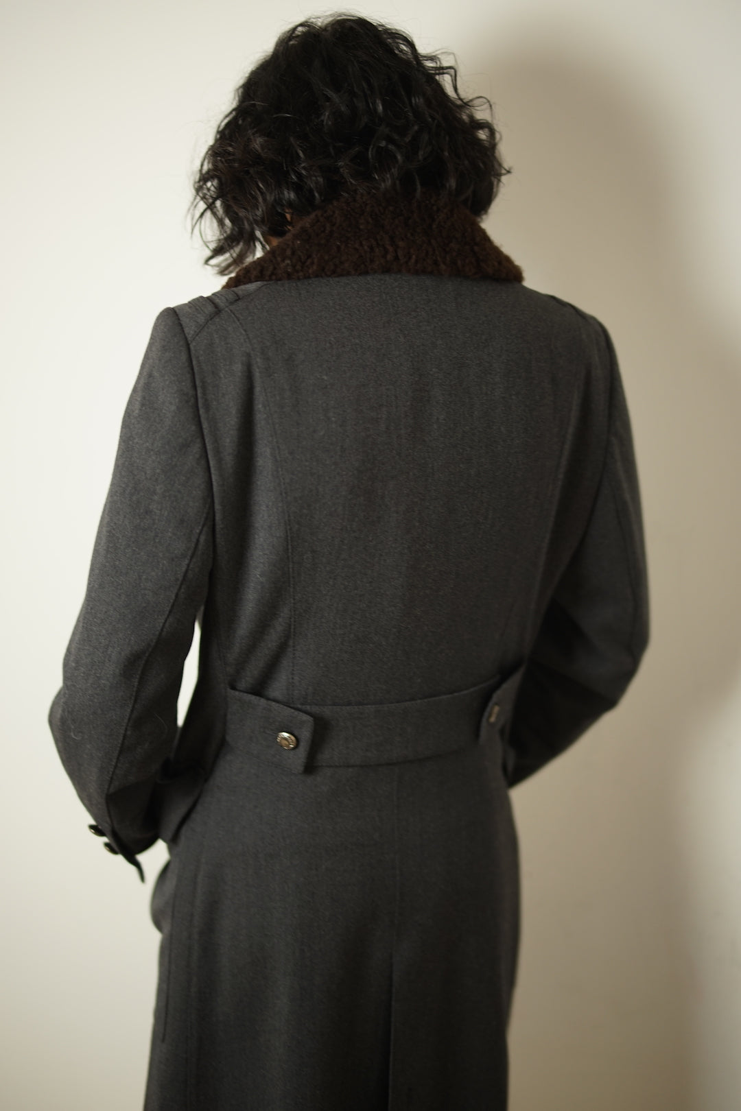 Prada grey wool coat