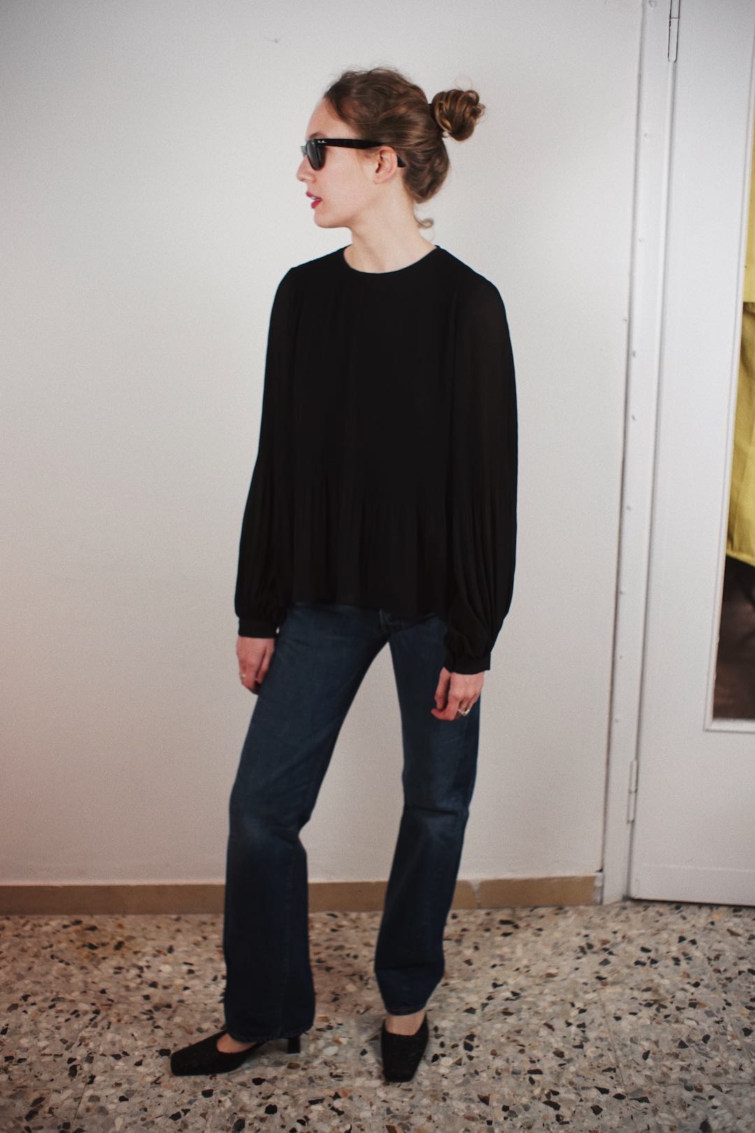 Gianfranco Ferrè pleated blouse