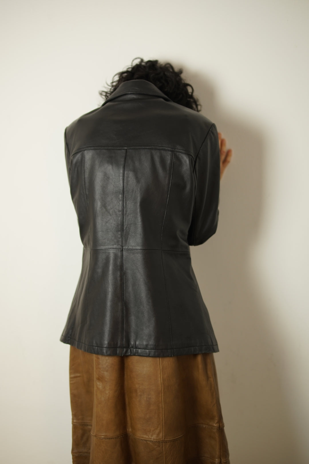 Vintage Leather Blazer