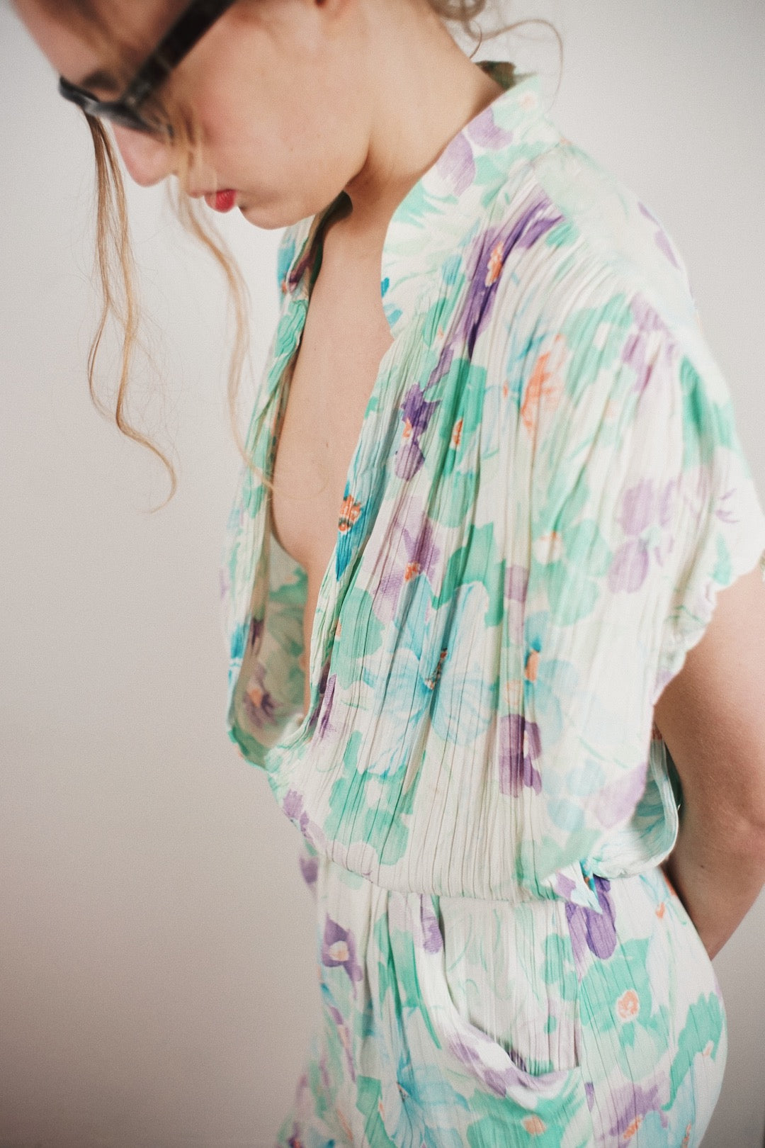 Vintage pleated dress