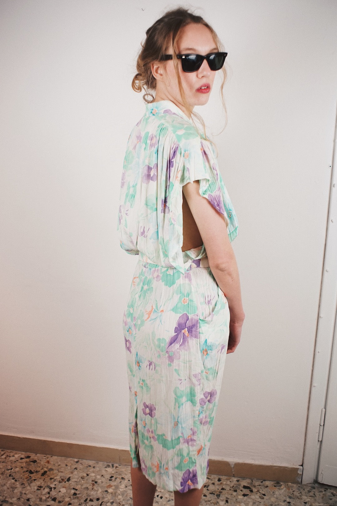 Vintage pleated dress