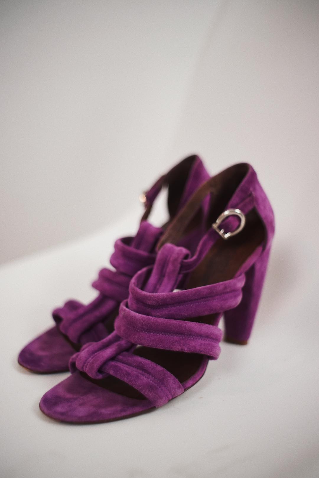 Michel Vivien preloved suede sandals