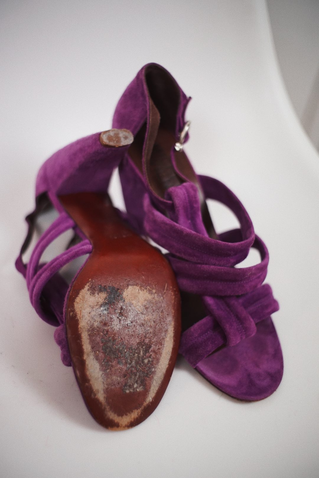 Michel Vivien preloved suede sandals