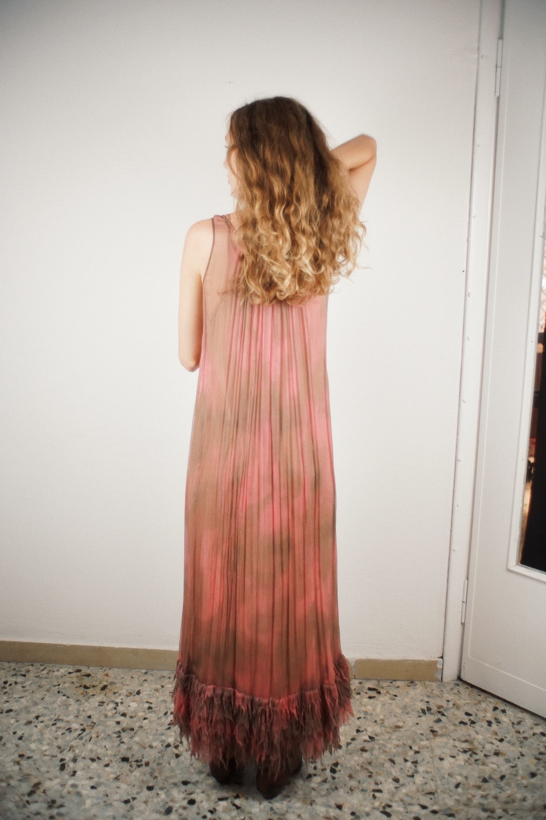 Plein Sud silk tie dye dress