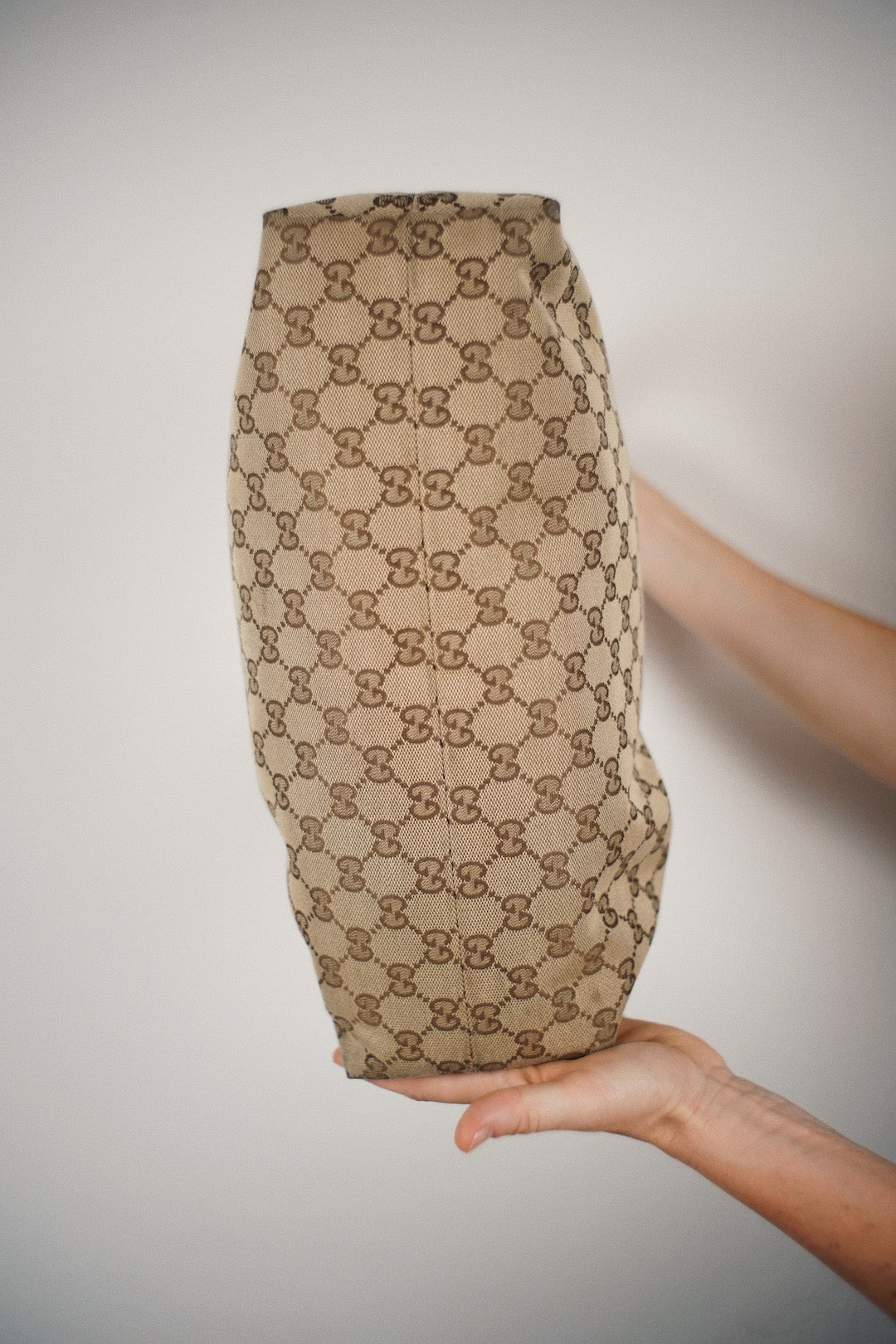 Gucci monogram hobo bag