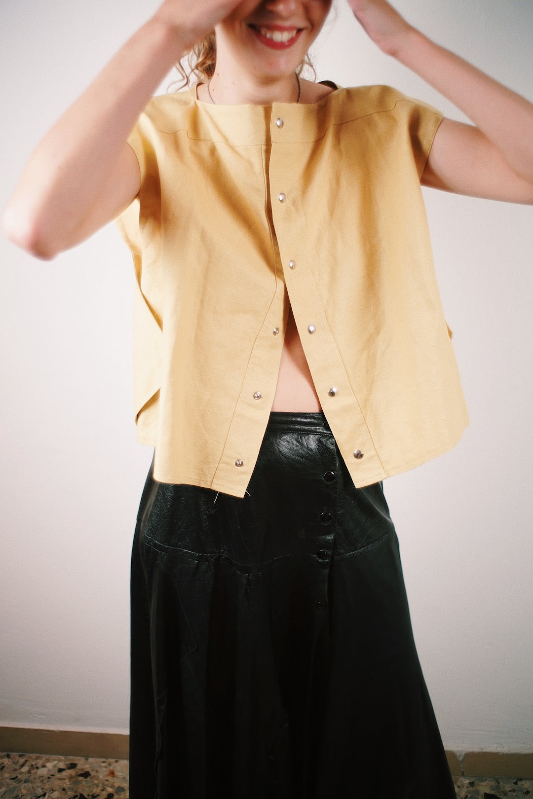 Vintage heavy cotton vest