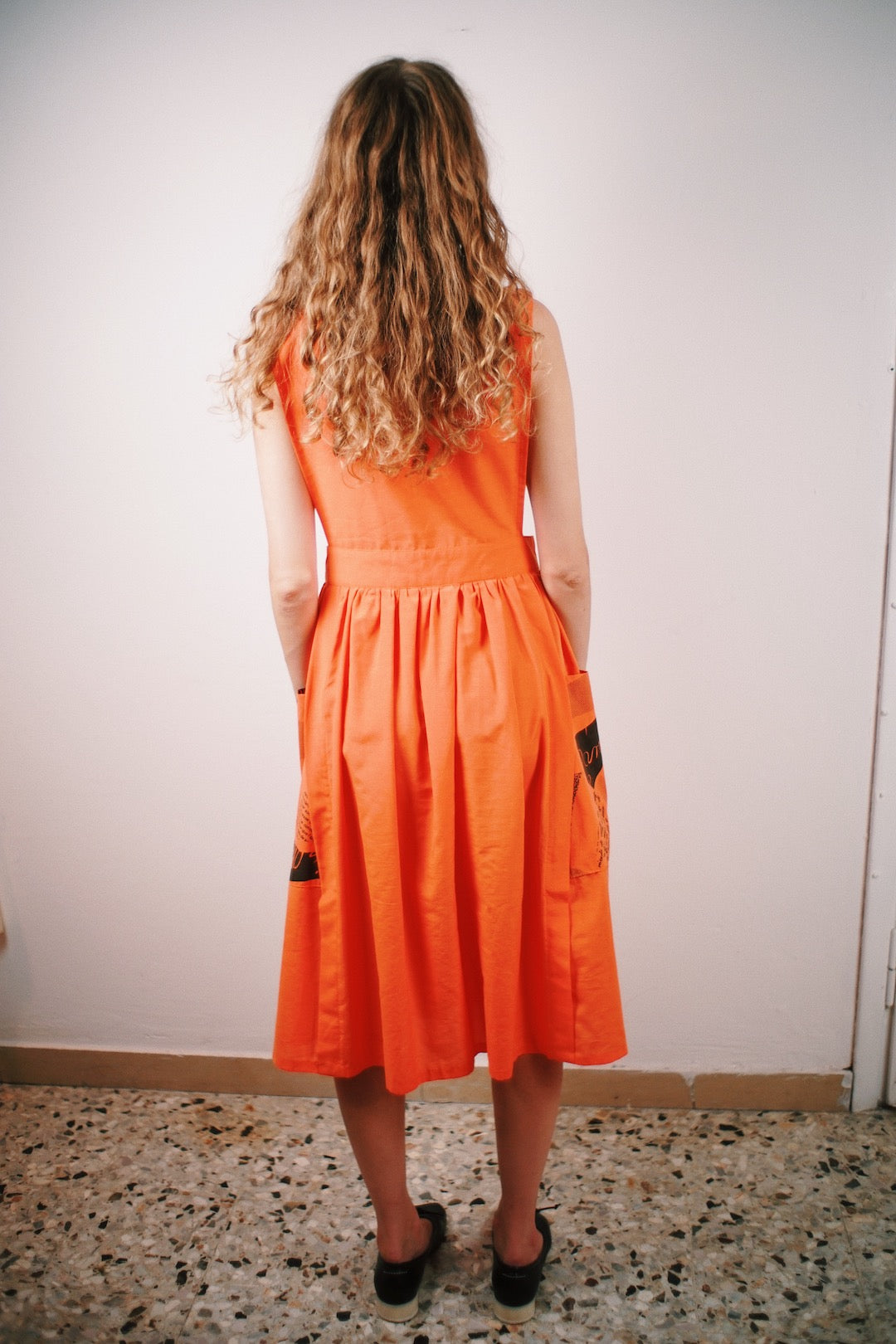 Vintage 80's apron dress
