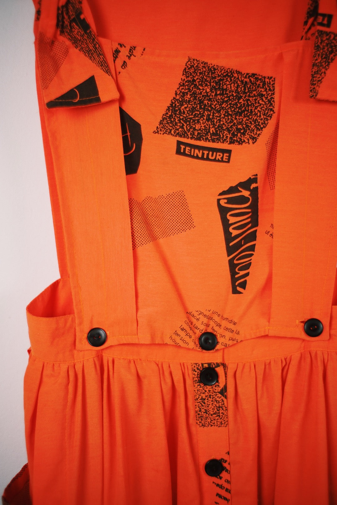 Vintage 80's apron dress
