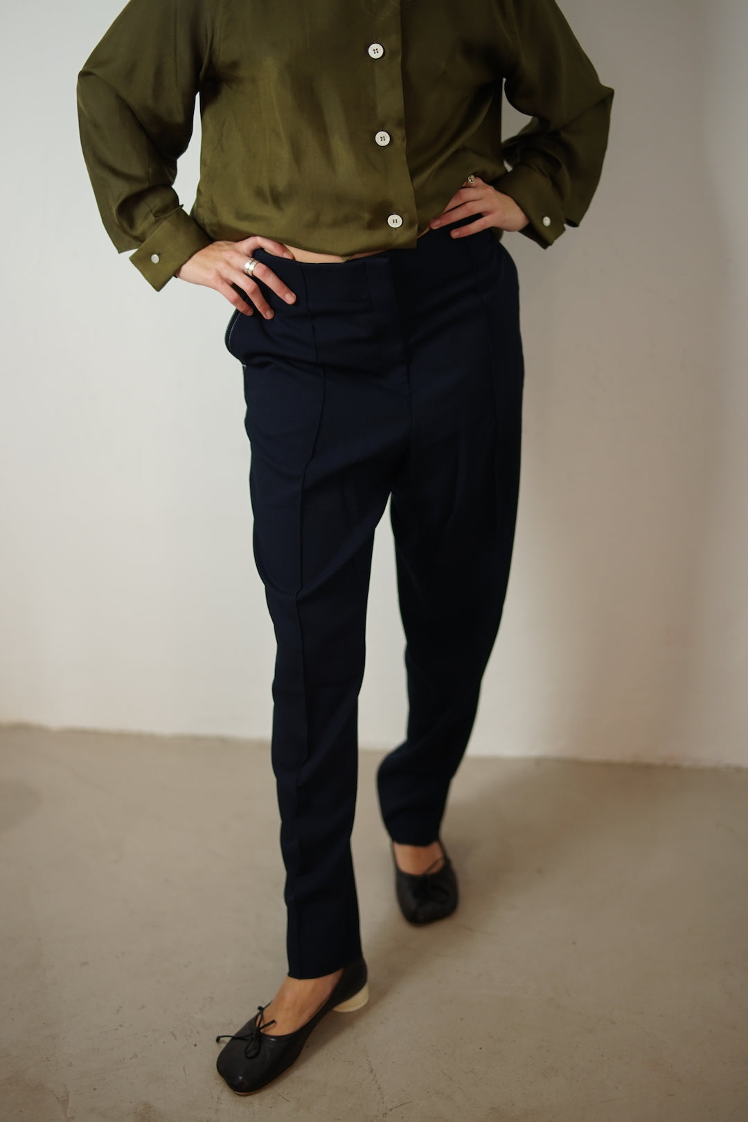 Old Céline navy pant