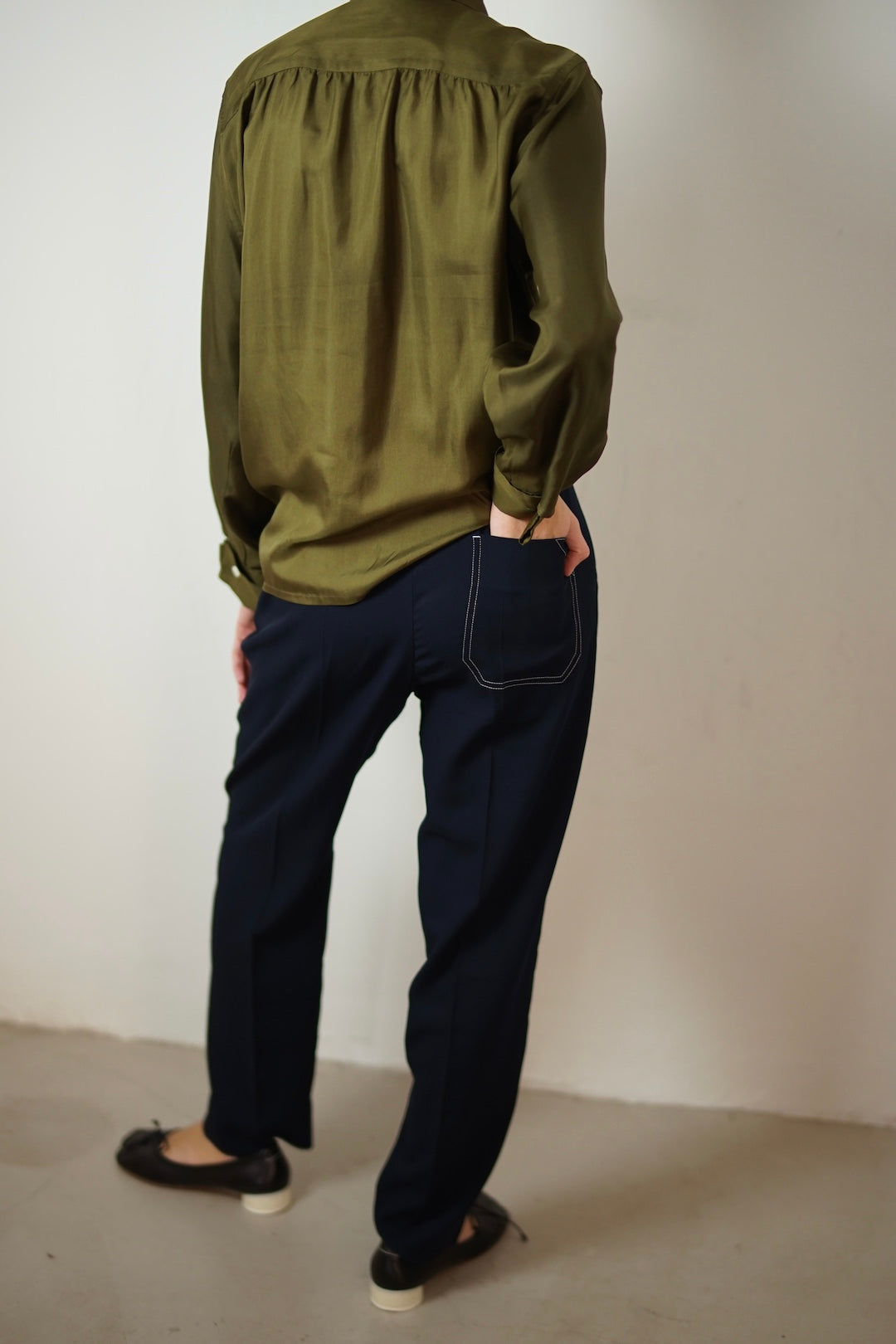 Old Céline navy pant