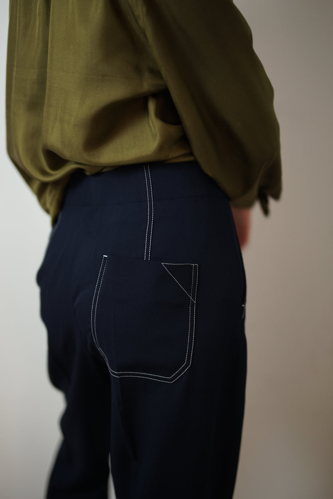 Old Céline navy pant