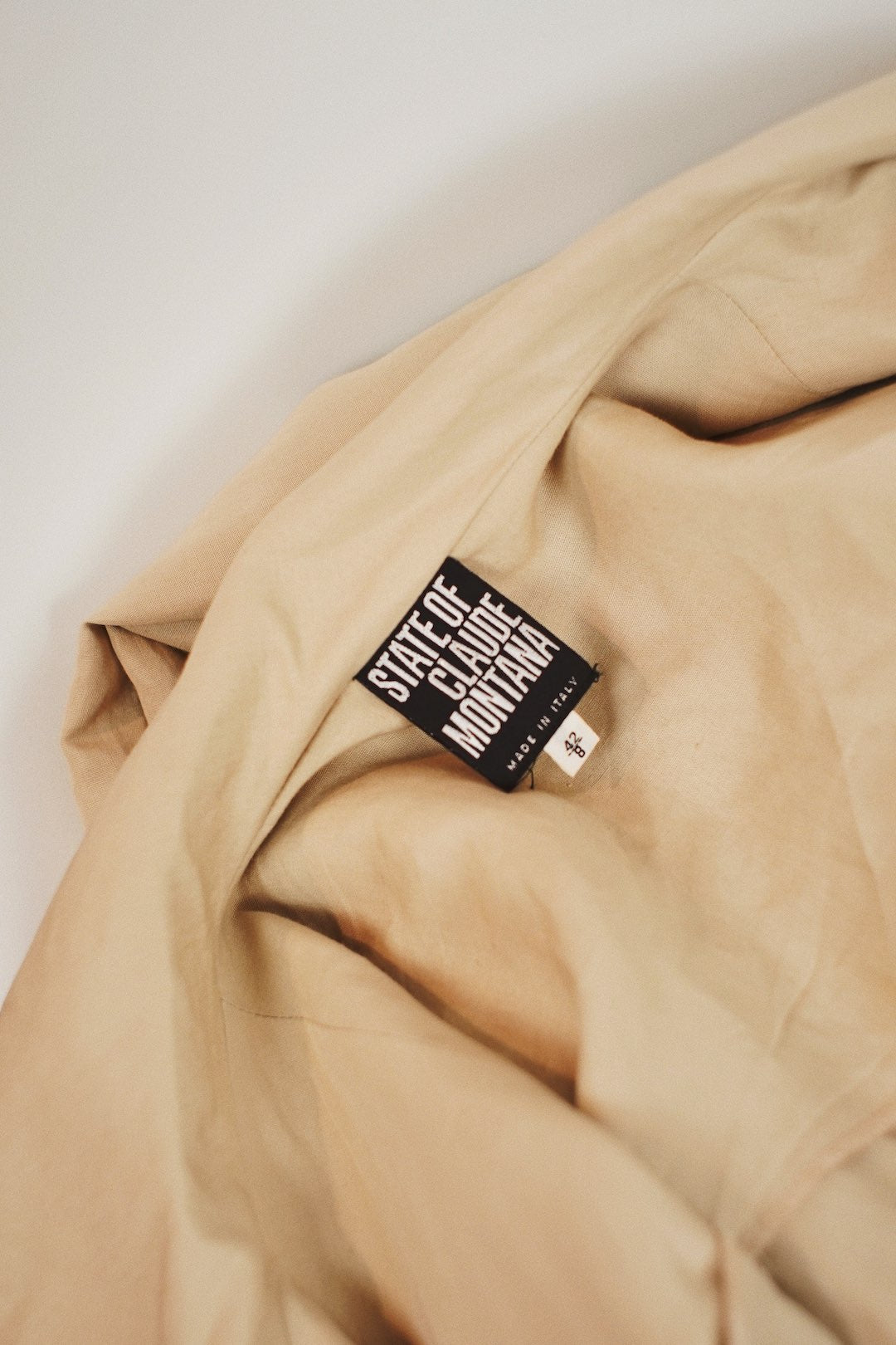 Claude Montana overcoat