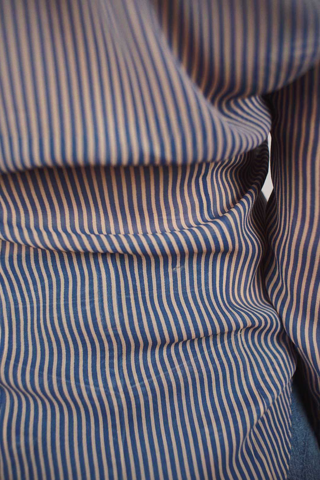 Jean Paul Gaultier silk striped shirt